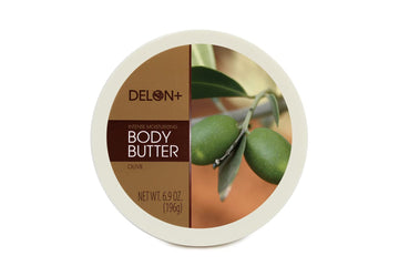 Delon Intense Moisturizing Body Butter, Olive With Olive Oil & Vitamin E, 6.9 Oz