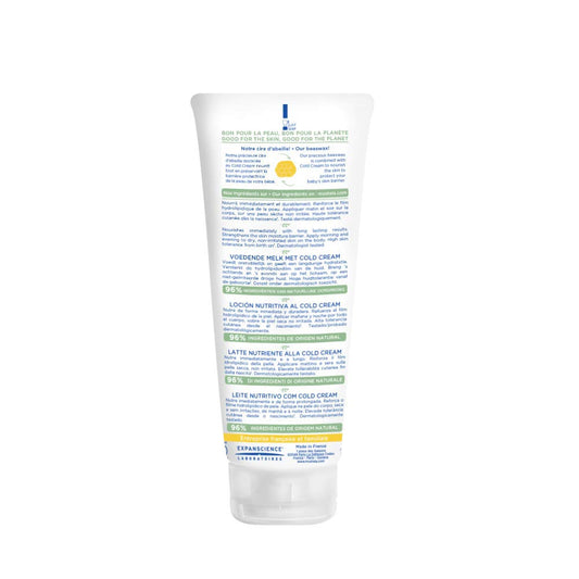 Mustela Baby Nourishing Lotion – Daily Body Lotion For Dry Skin - With Natural Avocado, Cold Cream & Beeswax - 6.76 Fl. Oz. - Packaging May Vary