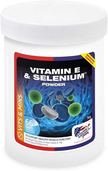 Equine America Vitamin E & Selenium Powder Solution