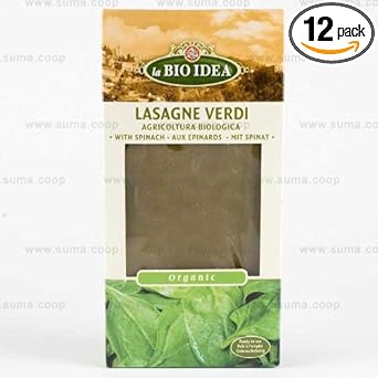 La Bio Idea Lasagna Green (12 X 250G)