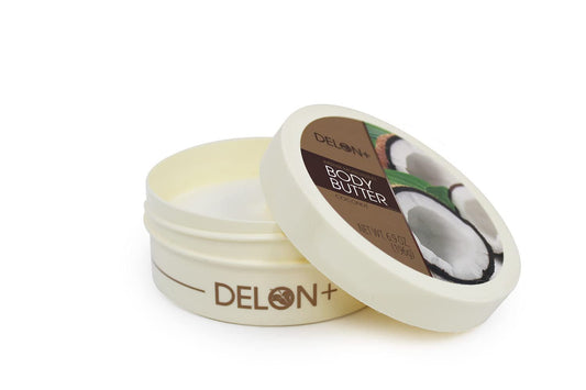 Delon Intense Moisturizing Body Butter, Smooth Vanilla With Shea Butter, 6.9 Oz