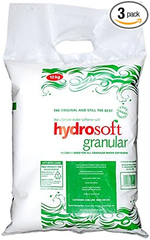 HYDROSOFT | 10KG Bags | GRANULAR Salt | Water Softening Salt Dishwasher | Food Grade (3) : Amazon.co.uk: Grocery