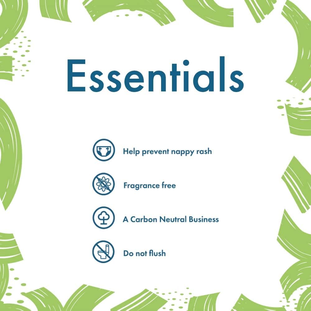 NEW Aqua Wipes Essentials Baby Wipes - Biodegradable and plastic free sensitive baby wipes with 99.6% purified water. Suitable for newborn onwards (Carton of 12 Packs of 56, Total 672 Wipes) : Amazon.co.uk: Baby Products
