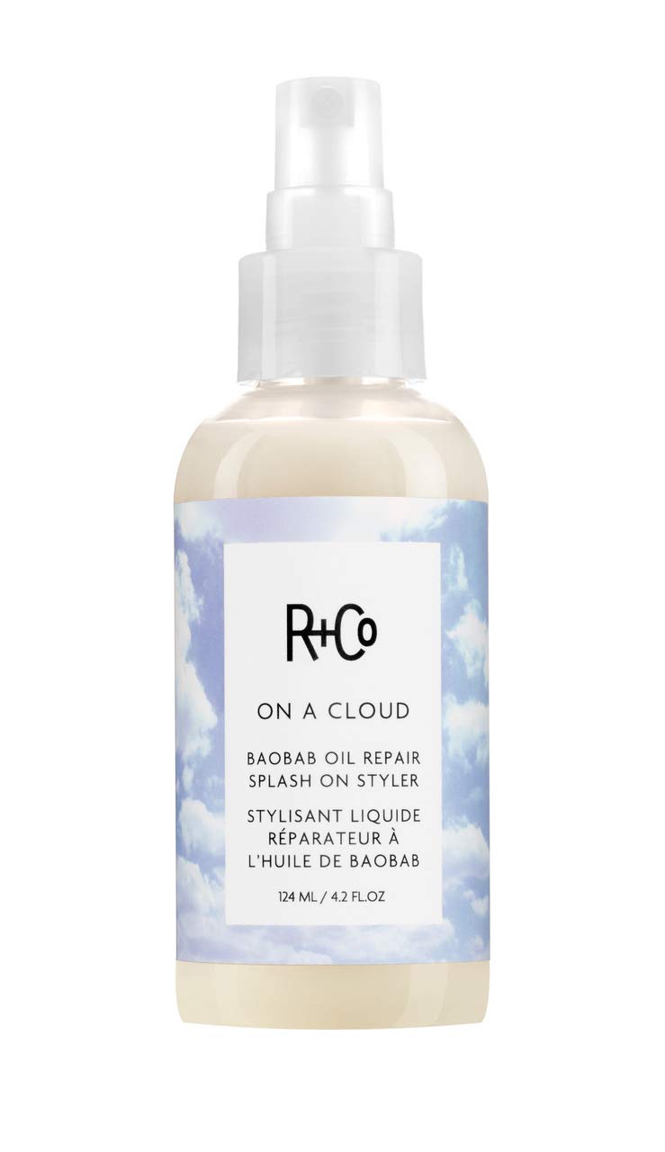 R+Co On A Cloud Baobab Oil Repair Splash-On Styler | Leave-On Masque For Repair, Smoothes + Fights Frizz | Vegan + Cruelty-Free | 4.2 Fl. Oz