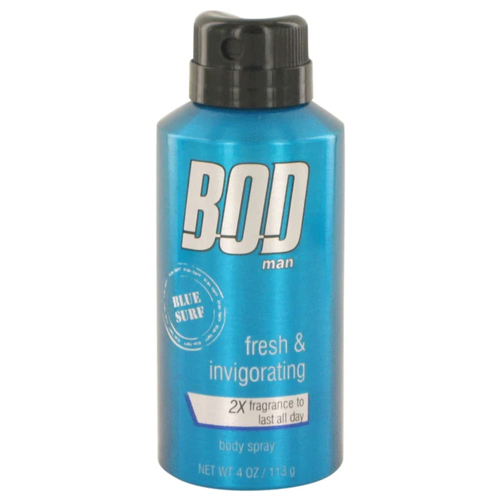 Parfums De Coeur Bod Man Blue Surf Body Spray 4 Oz For Men : Beauty & Personal Care