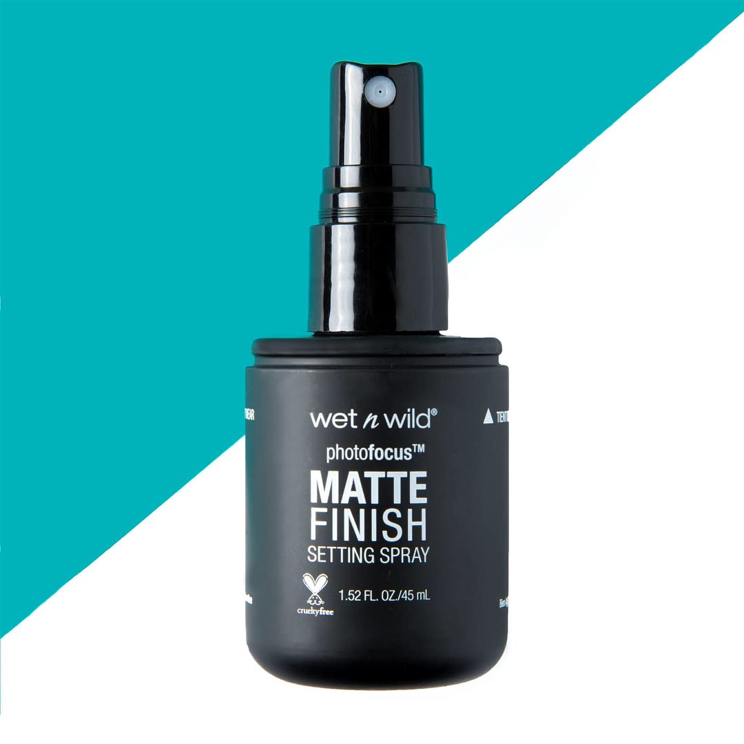 wet n wild Setting Spray Photo Focus Matte Finish Spray for Makeup | Long Lasting | Vegan | Cruelty Free Makeup Primer : Beauty & Personal Care