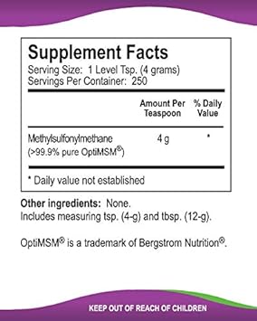 Kala Health Msmpure Msm - 2.2 Lb Coarse Powder Flakes, 99.9% Pure Dist