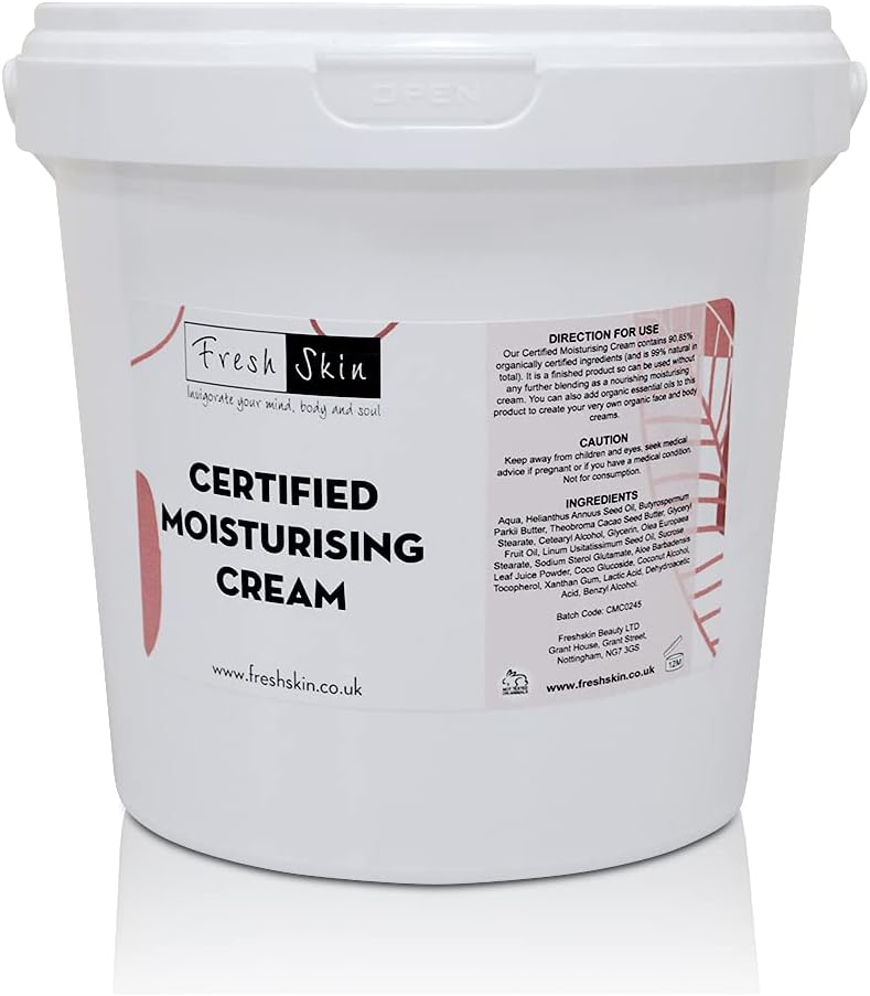 Freshskin Beauty LTD | 1KG Certified Moisturising Cream - 90.85% organically certified ingredients