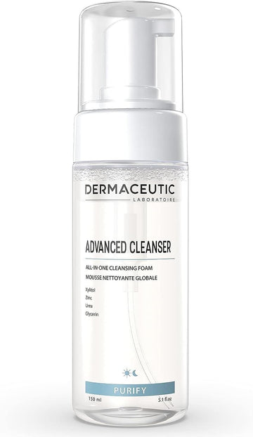 Dermaceutic Advanced Cleanser - Expert Cleansing Foam For Effective Make-Up And Sebum Removal - Soft Face Wash - 150Ml