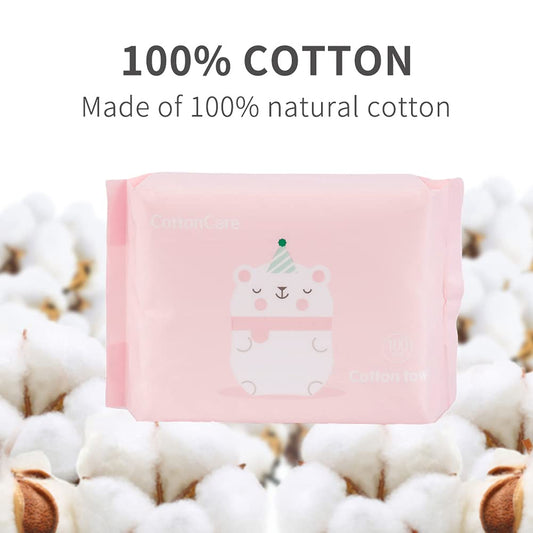 Baby Dry Wipe,100% Cotton,Dry Wipe Cotton Tissues,Baby Sensitive Skin,Taking Care Of Baby Skin,7.9 X 4.7 In 6-Pack (600 Count)