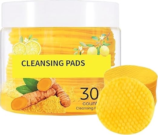 Botanical Face & Body Cleansing Pads – Exfoliating Pre-Soaked Wipes for Daily Skincare (30 or 100 Pads) ((30 PADS))