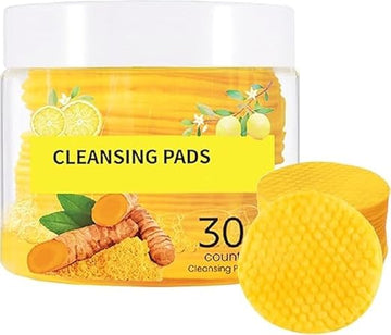 Botanical Face & Body Cleansing Pads – Exfoliating Pre-Soaked Wipes for Daily Skincare (30 or 100 Pads) ((30 PADS))