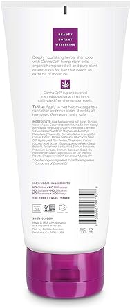 Andalou Naturals CannaCell Herbal Shampoo, Moisture Hit, 8.5 Ounce