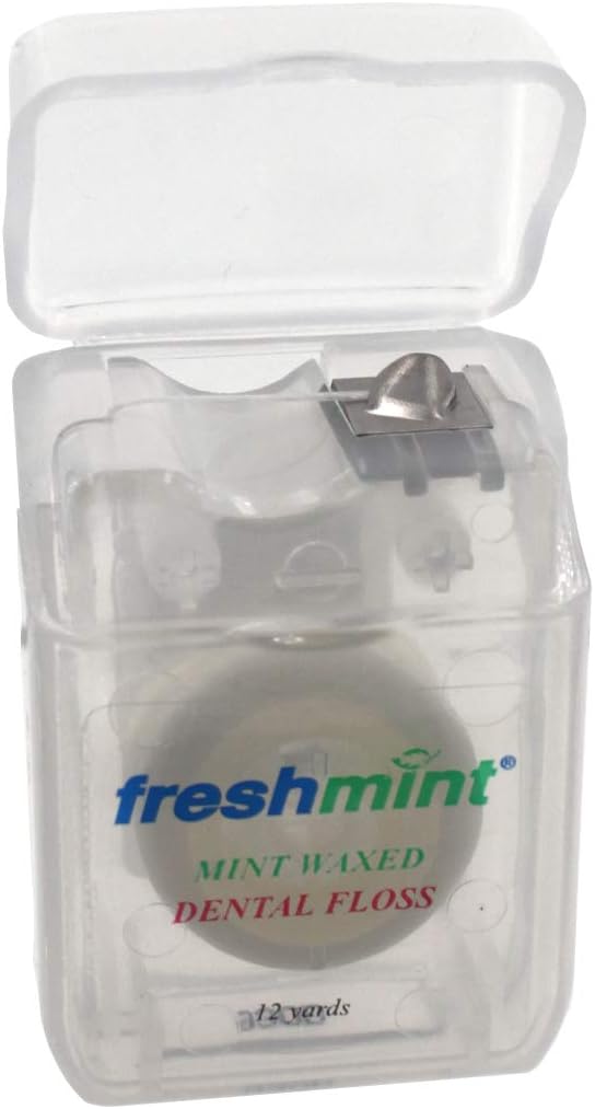 12 Spools of Freshmint® 12 Yards Mint Waxed Dental Floss