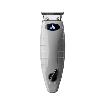 Andis 74055 Professional Corded/Cordless Hair & Beard Trimmer, Zero Gapped, Close Cutting Carbon Steel T-Outliner Blade, Grey