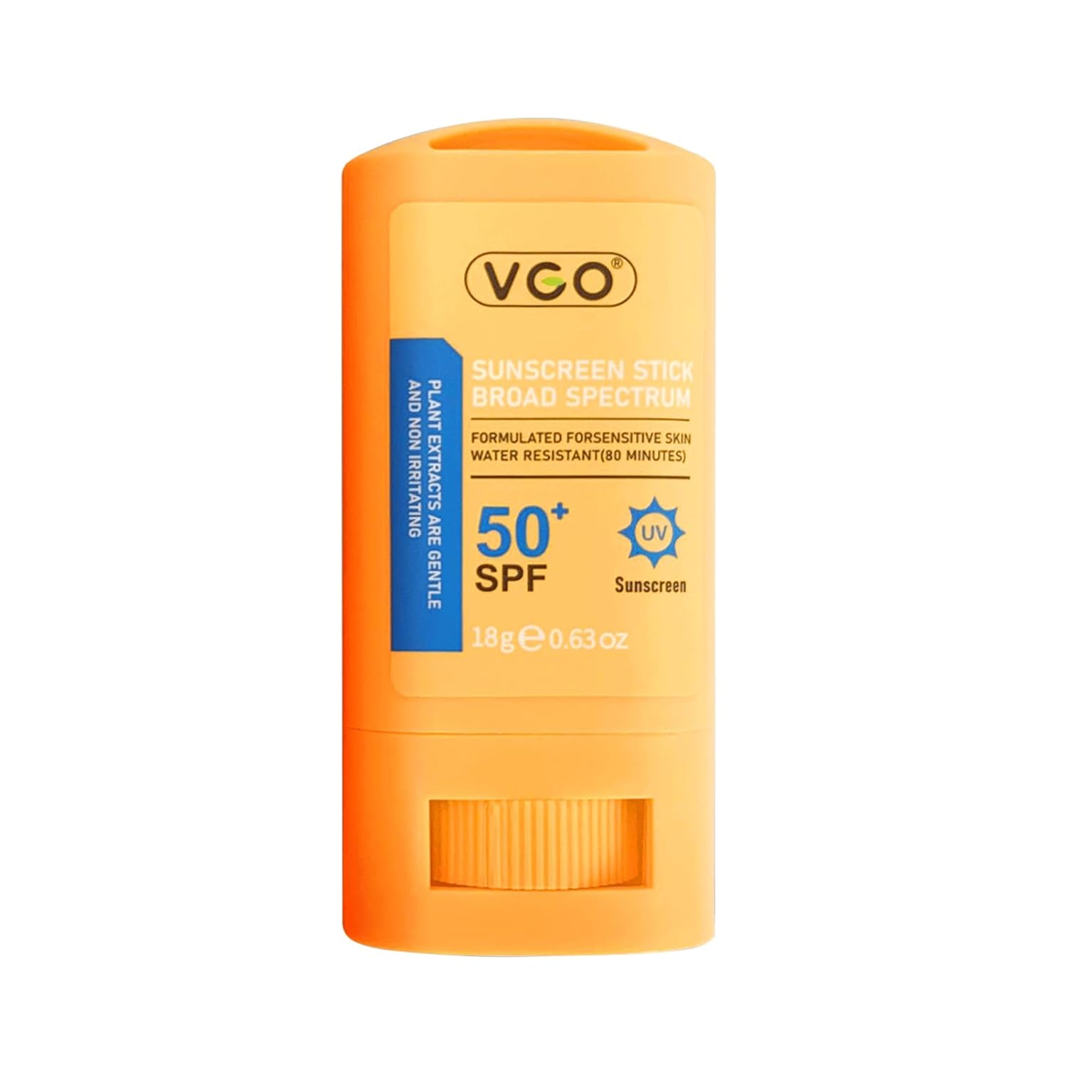 Vgo Clear Sunscreen Stick Spf 50+ Provides Broad Spectrum Uva/Uvb Protection With A Lightweight Formula - Ideal For Both Face & Body, Equipped With Hands-Free Application Convenience