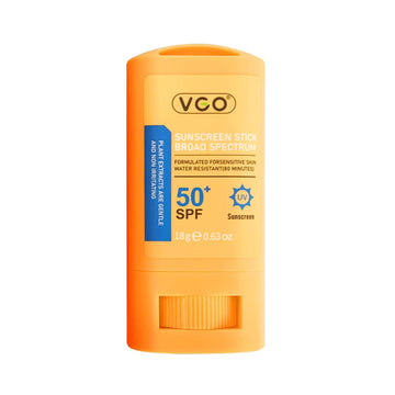 Vgo Clear Sunscreen Stick Spf 50+ Provides Broad Spectrum Uva/Uvb Protection With A Lightweight Formula - Ideal For Both Face & Body, Equipped With Hands-Free Application Convenience