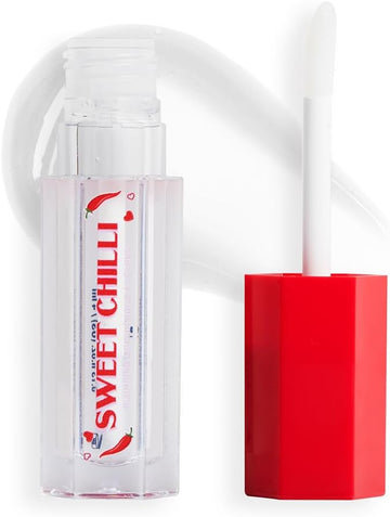 I Heart Revolution, Sweet Chilli Lip Oil, Plumping Effect, Glossy Finish, Contains Vitamin E, Clear, 4Ml