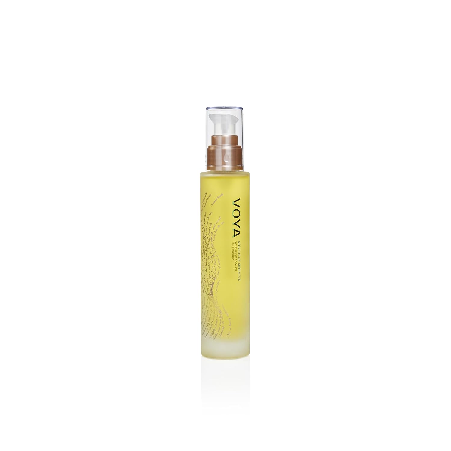 Voya Angelicus Serratus Nourishing Body Oil, Seaweed And Rosehip Oil, Lime And Mandarin Scent