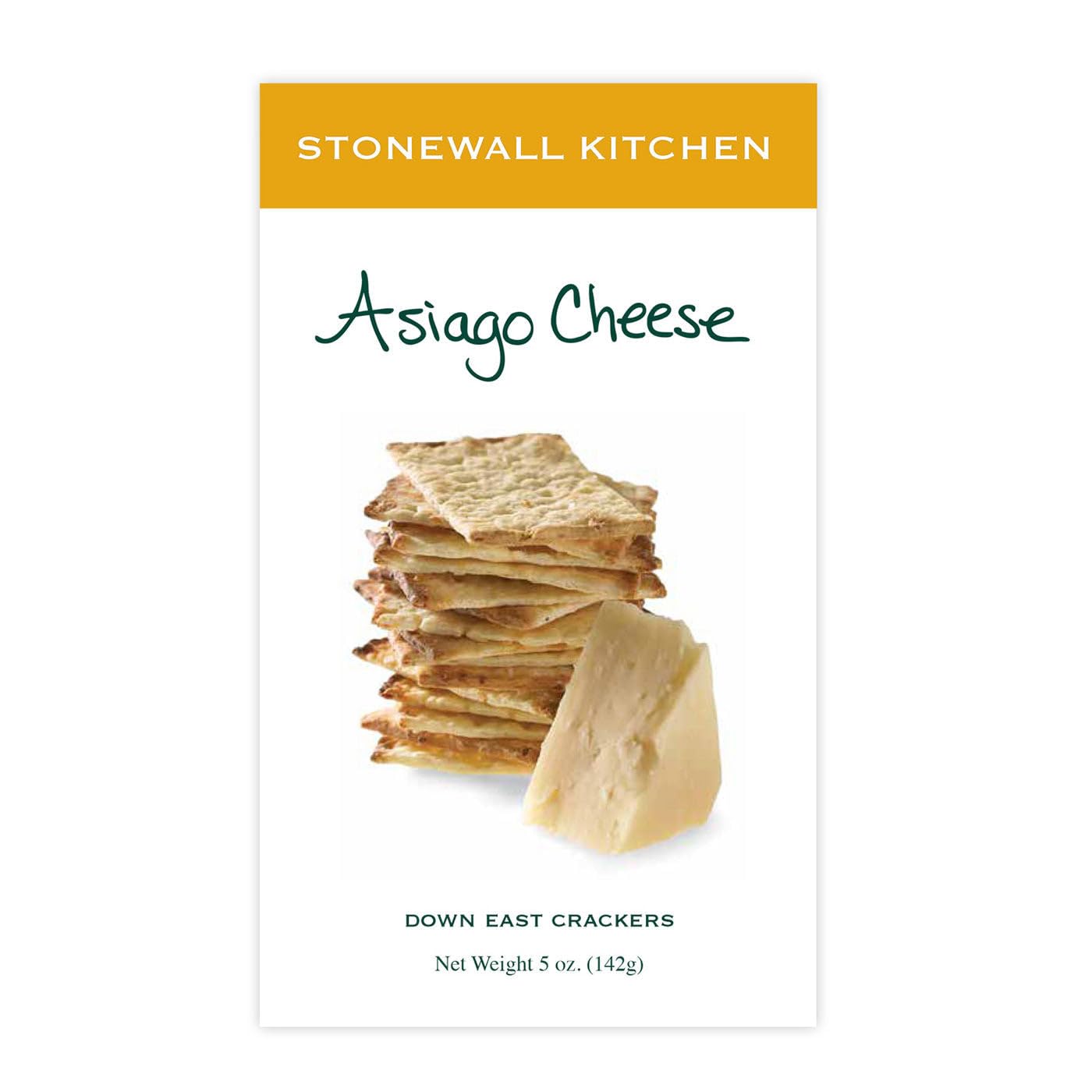 Stonewall Kitchen Asiago Cheese Crackers, 5 Ounces