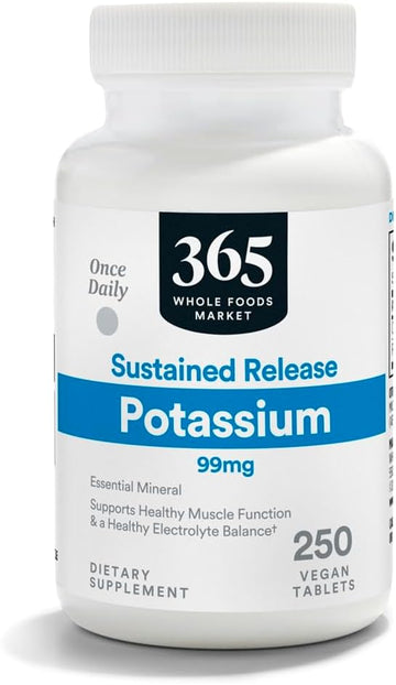 365 By Whole Foods Market, Potassium 99Mg, 250 Tablets