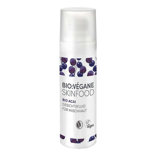 Skinfood Organic Acai Face Fluid For Combination Skin 1.0 Fl Oz (30 Ml)