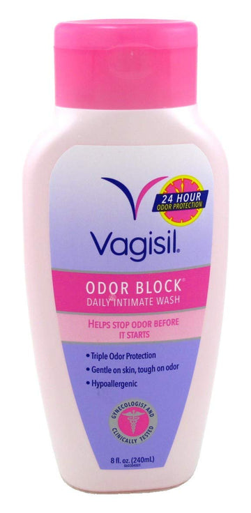 Vagisil Odor Block Wash 8 Ounce (236ml) (3 Pack) : Health & Household