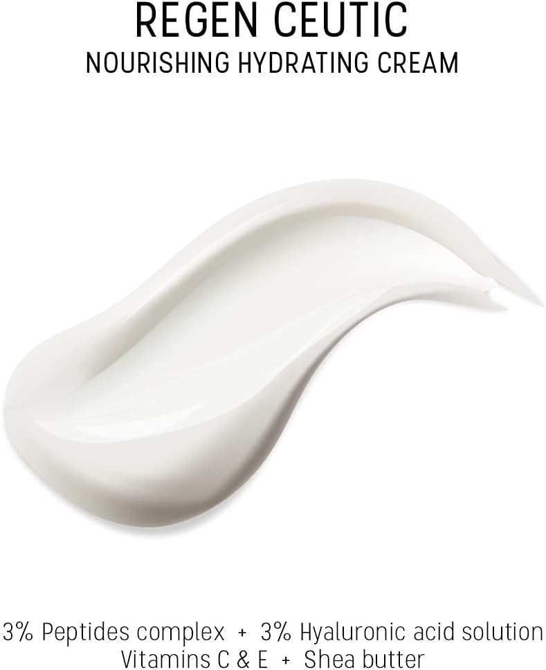 Dermaceutic Regen Ceutic - Skin Recovery Cream for sensitive and dehydrated skin - Skin repair cream with Hyaluronic acid, Peptides, Vitamin C and E and Shea butter - 40ml : Amazon.co.uk: Beauty