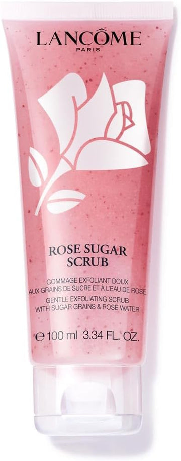 Lancôme Rose Sugar Scrub - Gentle Exfoliating Face Scrub with Sugar & Rose Water for All Skin Types, 100ml : Amazon.co.uk: Beauty