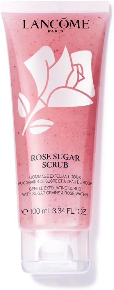 Lancôme Rose Sugar Scrub - Gentle Exfoliating Face Scrub with Sugar & Rose Water for All Skin Types, 100ml : Amazon.co.uk: Beauty