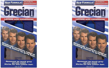 Grecian 2000 Hair Colour Lotion With Conditioner, Removes Grey, Gradually Restores Natural Looking Colour, 125 Ml
