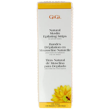 Gigi Epilating Roll For Hair Waxing/Hair Removal, Natural Muslin Epilating Roll, 2.5” By 100 Yds