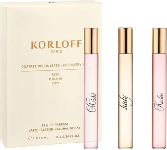Korloff Paris Travel Giftset Set Edp 3X10Ml Edp
