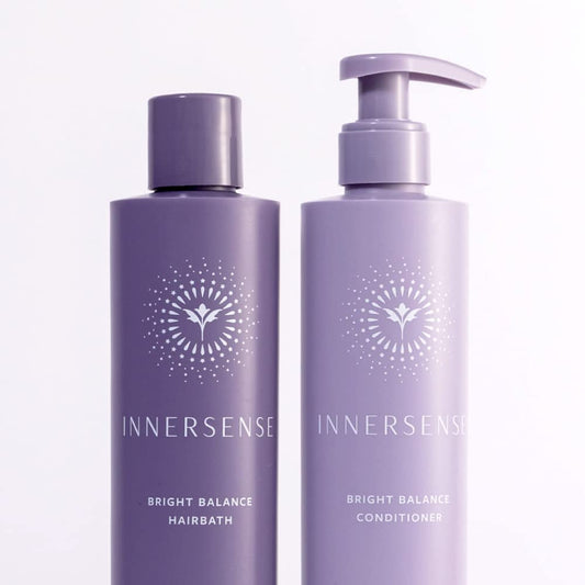 Innersense Organic Beauty - Natural Bright + Balanced Purple Toning Shampoo + Conditioner Value Duo | Non-Toxic, Cruelty-Free Haircare (10 Fl Oz | 295 Ml)