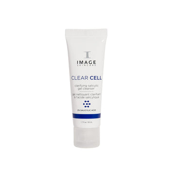 Image Skincare, Clear Cell Salicylic Gel Cleanser, Gentle Foaming Face Wash Removes Excess Oil And Shine For Oily Prone Skin