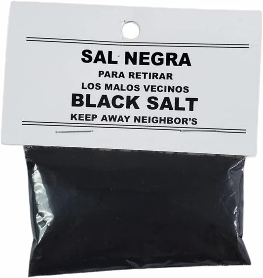 Indio Black Salt 1 Oz- Wiccan Protection Rituals And Spells (6 Pack)