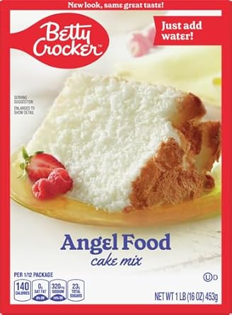 Betty Crocker Ready To Bake Angel Food Cake Mix, 16 Oz
