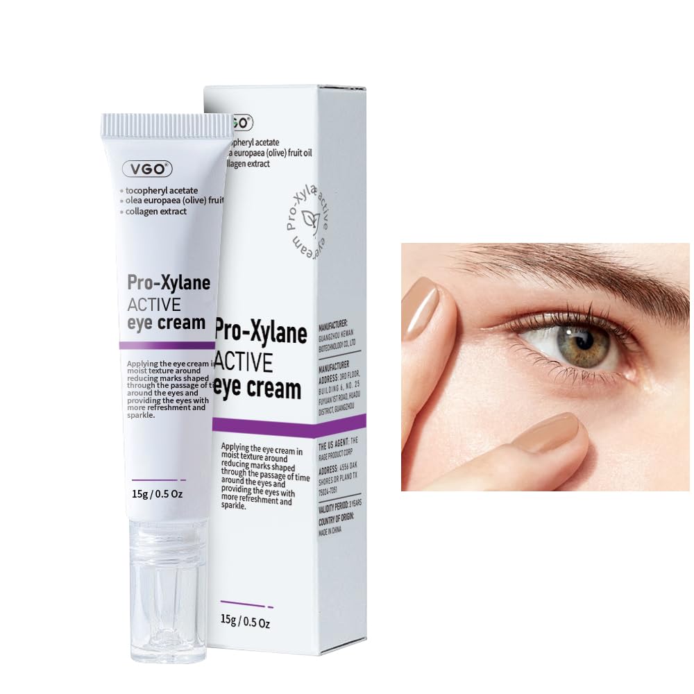 Vgo Eye Cream, Eye Repair Cream Under Eye Cream For Dark Circles & Puffiness, Moisturizing Eye Cream With Pro-Xylane And 6D Hyaluronic Acid, 15G/0.5Oz