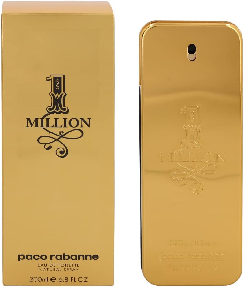 1 Million By Paco Rabanne Eau De Toilette For Men 200 Ml
