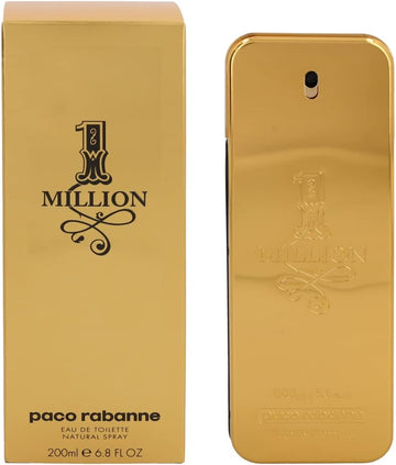 1 Million By Paco Rabanne Eau De Toilette For Men 200 Ml