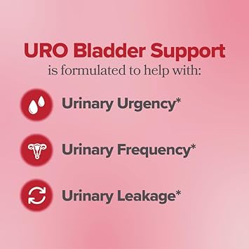 O Positiv Uro Bladder Control Supplement For Urinary Urgency, Urinary Frequency, Urinary Leakage With Pumpkin Seed Extract, Soy Germ Extract, Saw Palmetto, 30 Servings (Pack Of 1)