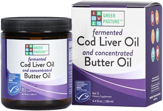 Green Pasture Butter Oil/Fermented Cod Liver Oil Blended Gel