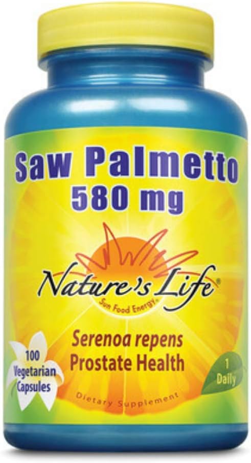 Nature's Life Saw Palmetto 500 mg | 100 ct : Health & Household