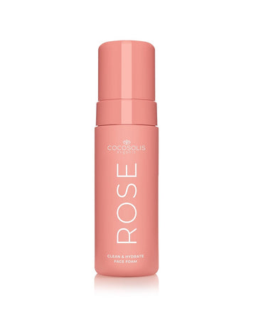 Cocosolis Rose Clean & Hydrate Face Foam Deep Pore Facial Cleansing Foam With Moisturising Hyaluronic Acid And Glycerine