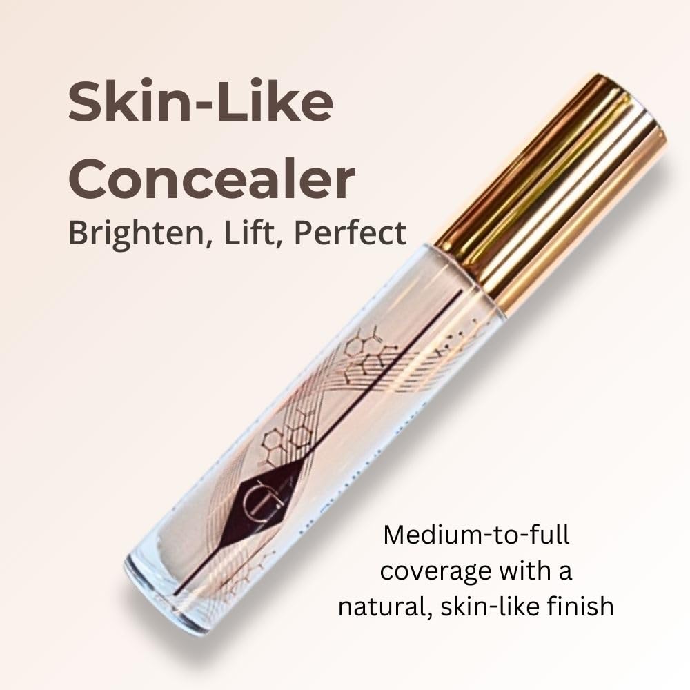 Charlotte Tilbury Beautiful Skin Medium To Full Coverage Radiant Concealer With Hyaluronic Acid - 4 Fair With Neutral Undertones : Beauty & Personal Care
