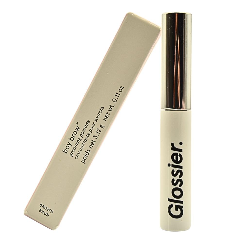 Glossier Boy Brow Volumizing Eyebrow Gel-Pomade - Brown - Medium-Dark Brown