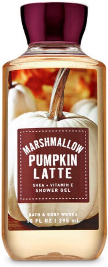 Bath & Body Works Shower Gel With Shea & Vitamin E - 10 Oz / 295 Ml (Marshmallow Pumpkin Latte)