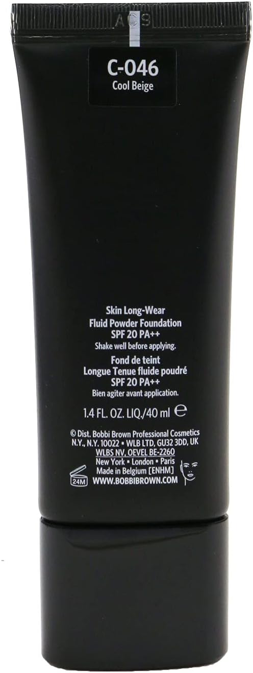 Bobbi Brown Skin Long-Wear Fluid Powder Foundation Spf 20 (Cool Beige C-046)