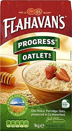 Flahavan'S Irish Progress Oatlets / Oatmeal / Porridge, 1Kg Bag : Grocery & Gourmet Food