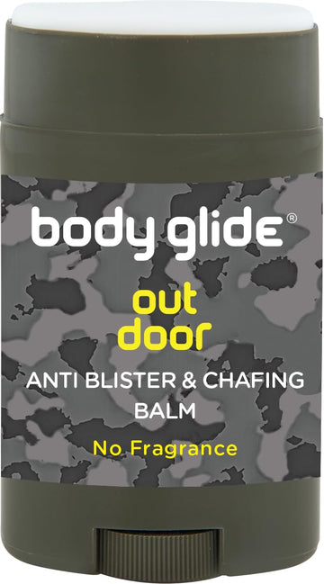 Body Glide Outdoor Anti Chafe Balm 1.5Oz: Fragrance Free Anti Chafing Stick Trusted In Basic Training, Endurance Sports & Everyday Life. Use On Neck, Shoulders, Chest, Butt, Groin, Thighs & Feet